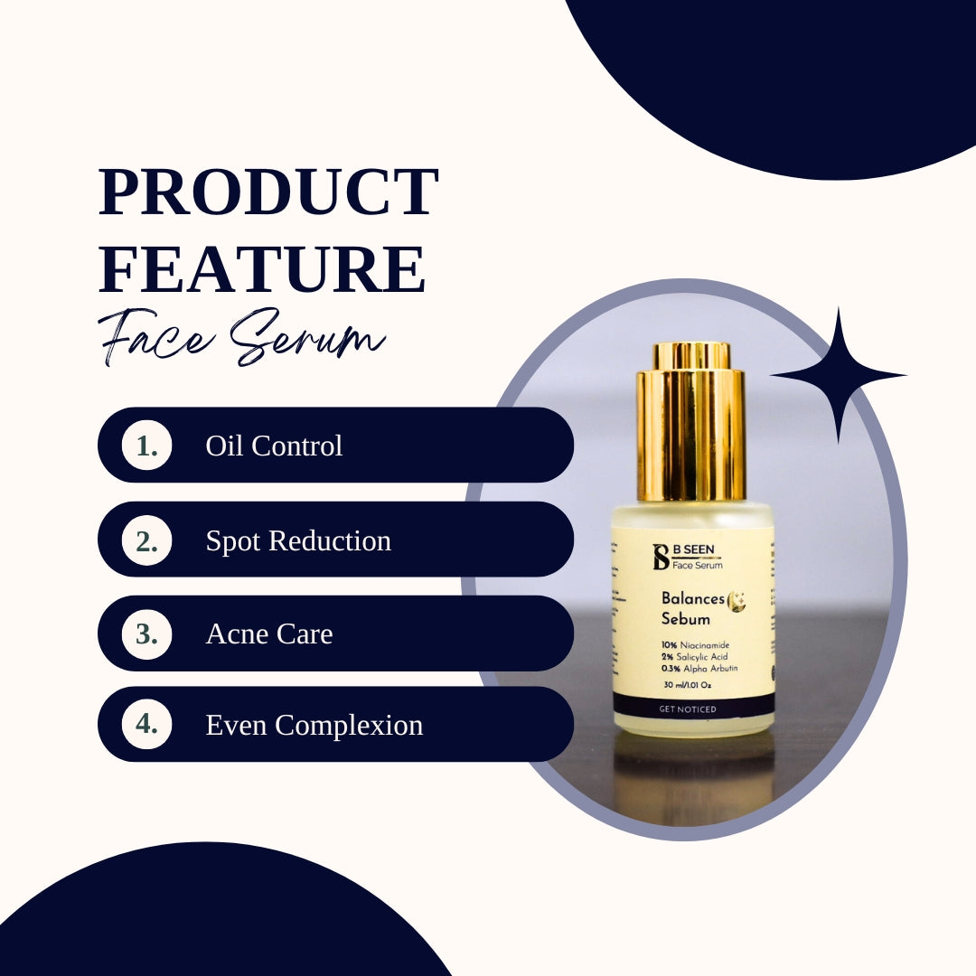 B Seen 10% Niacinamide, 2% Salicylic Acid, and 0.3% Alpha Arbutin Face Serum